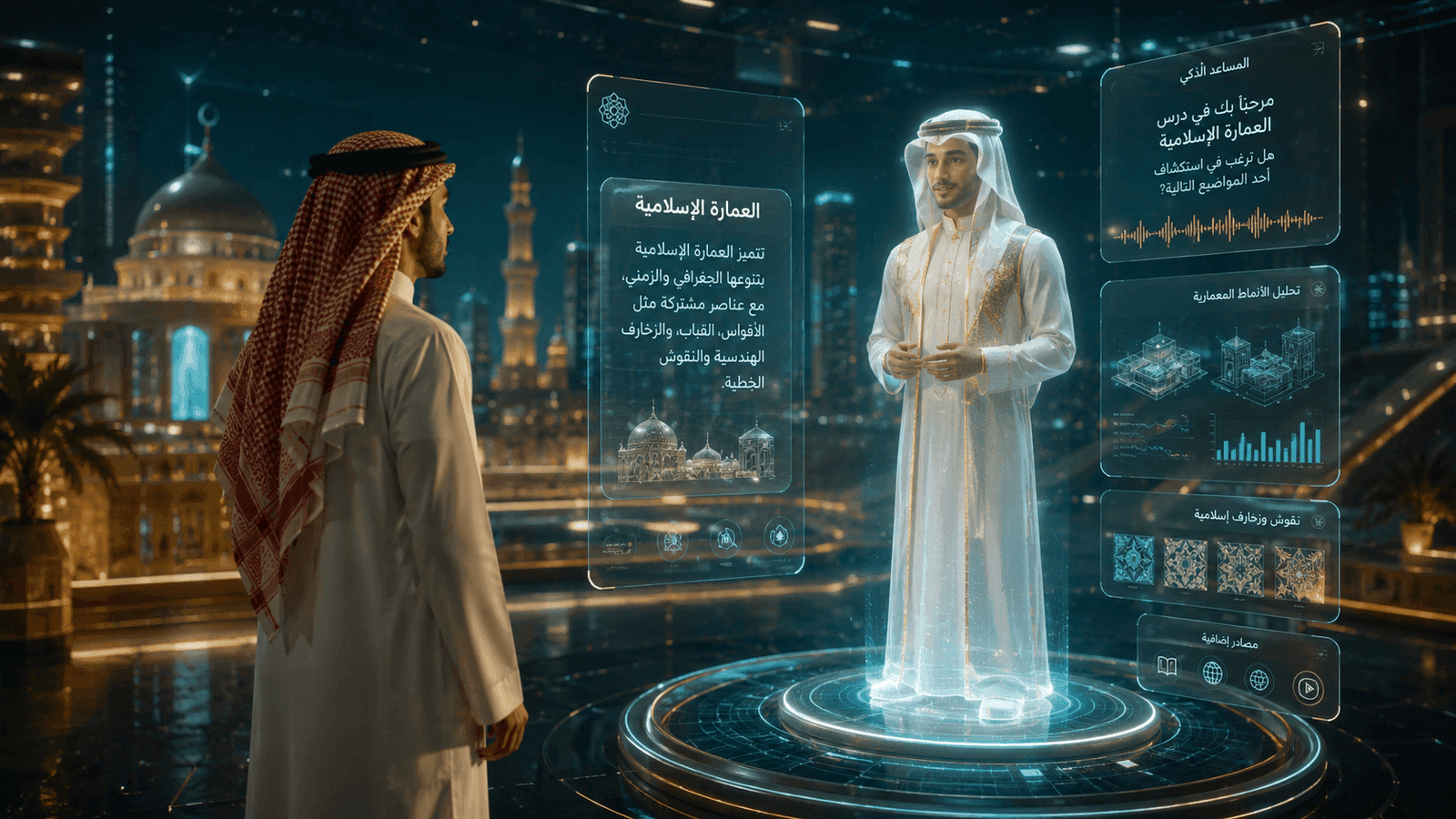Conversational AI Voice Agent for Mishkat Metaverse