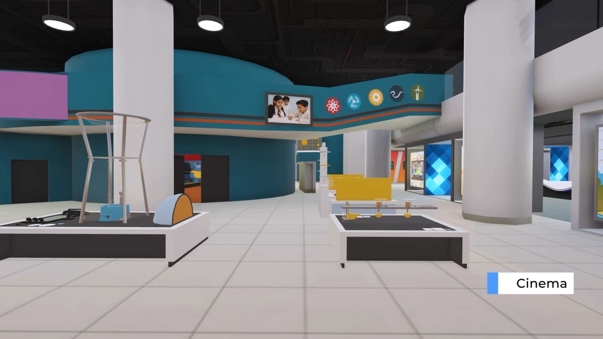 Inside Mishkat Metaverse's immersive exhibit hall